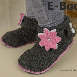 e-Book: Crochet Pattern Slippers Gr. 24 - 35