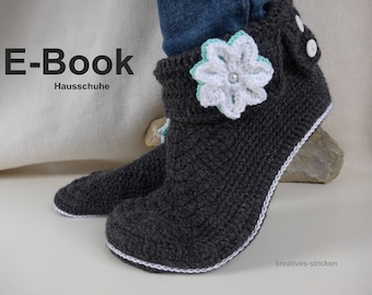 e-Book: Crochet pattern slippers, slippers