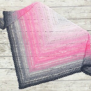 e-Book: Crochet pattern triangular scarf "La Gioia"