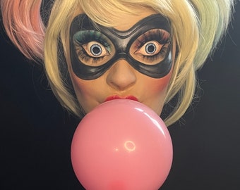 Comic Bitch latex half mask