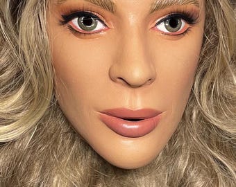 R&B pop singer  latex  mask/costume