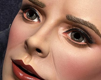 The  Ricci inspired  Latex Mask hand sculpted  & Painted ,Adjustable Strap