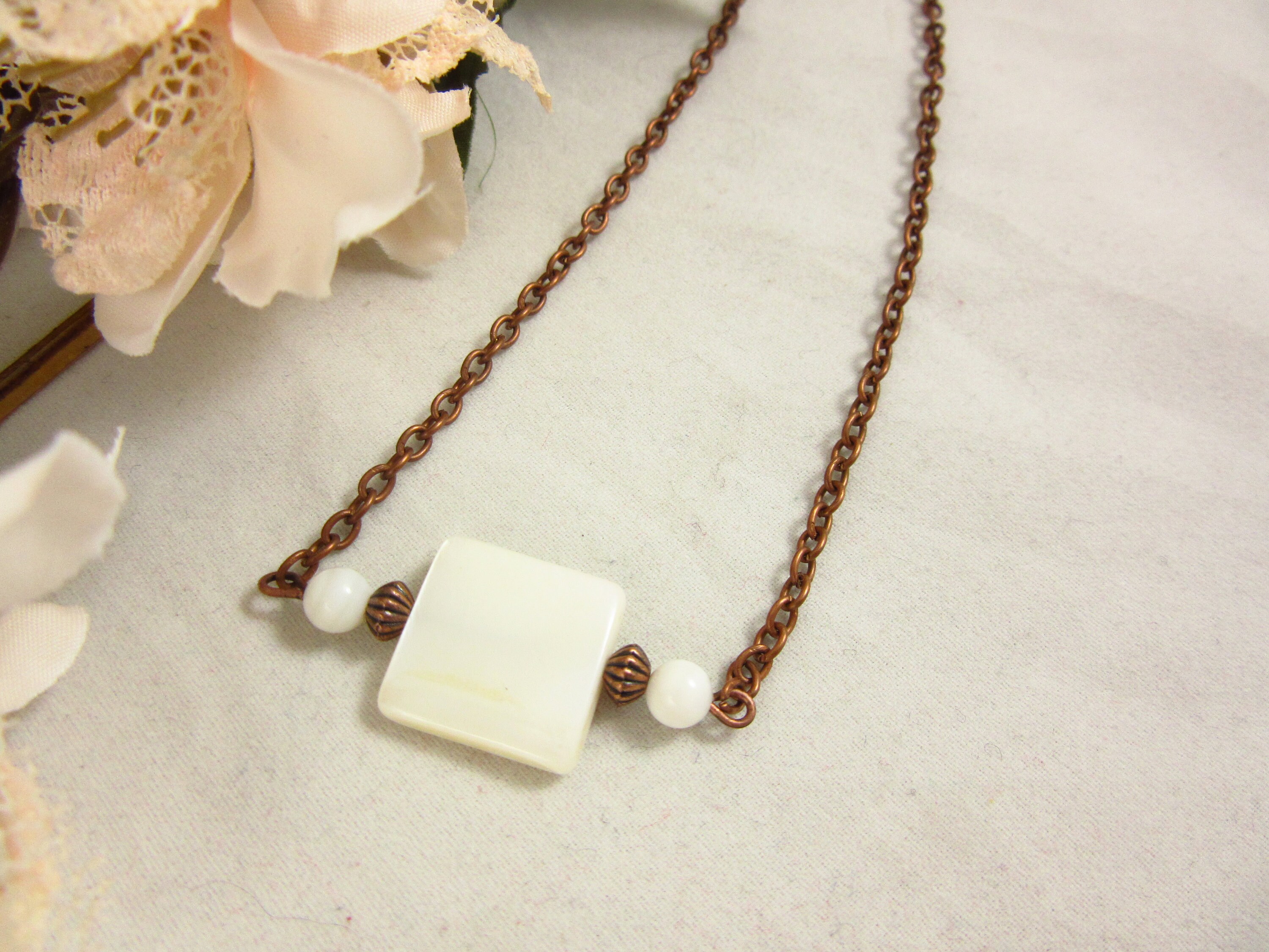 mother of pearl choker