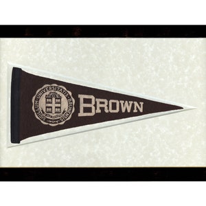 Custom Brown University Vintage Hoodie By Cm-arts - Artistshot
