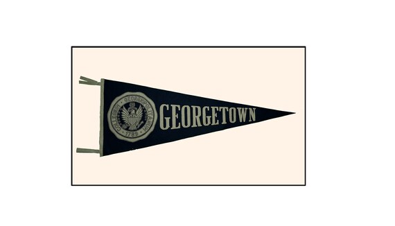 Vintage Georgetown pennant pennant circa 1920s | Etsy Vintage Georgetown pennant pennant circa 1920s | Etsy
