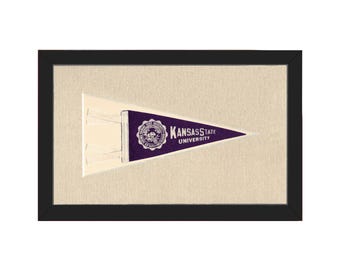 Bandera De Los Kansas State Wildcats De 3x5 Pies, Poliéster Púrpura Para Exteriores