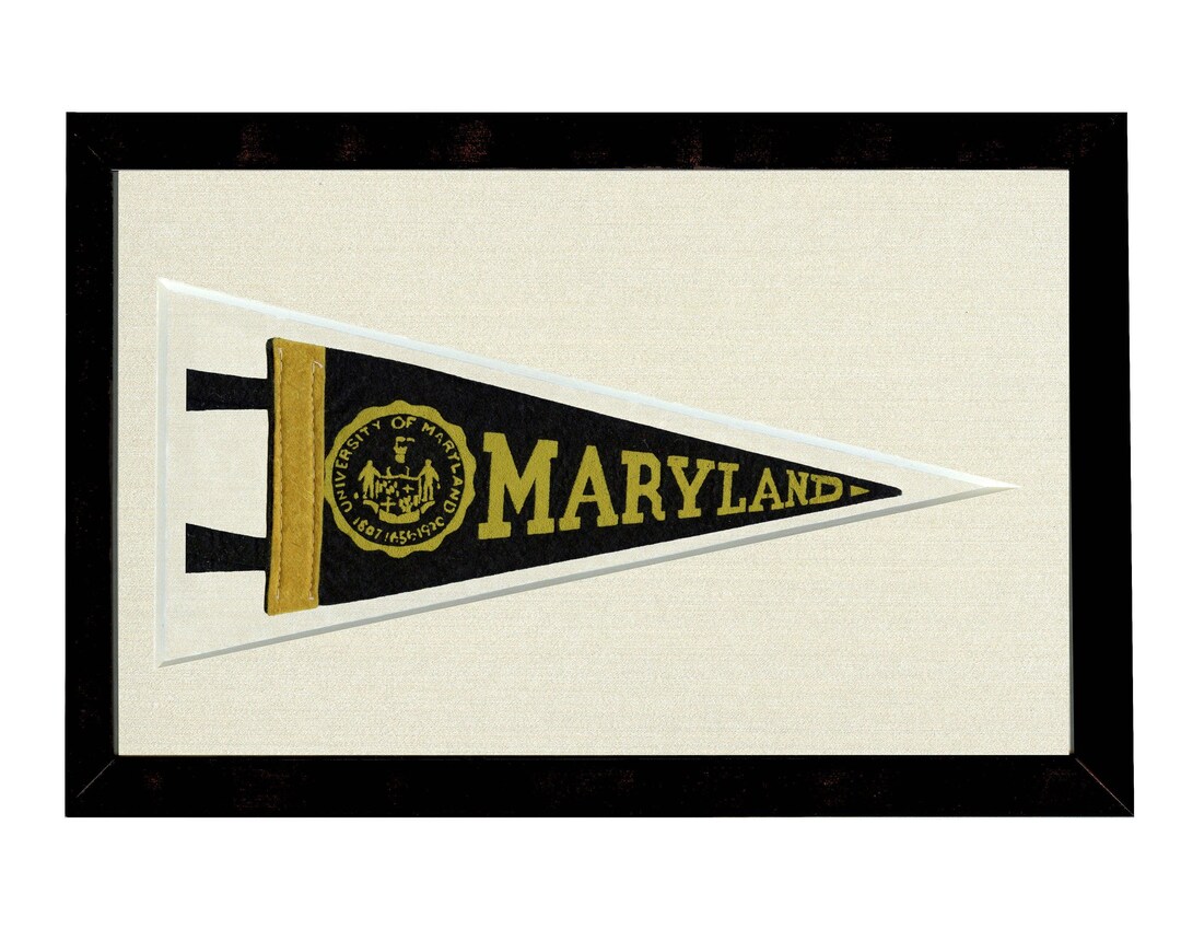 University Of Maryland Terrapins Felt Pennant - 12x30 Inches, Officially Licensed, Full Size Wall Decor - View #12