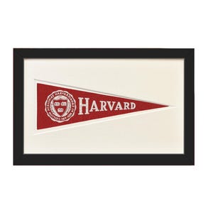 Vintage Harvard Pennant - Etsy