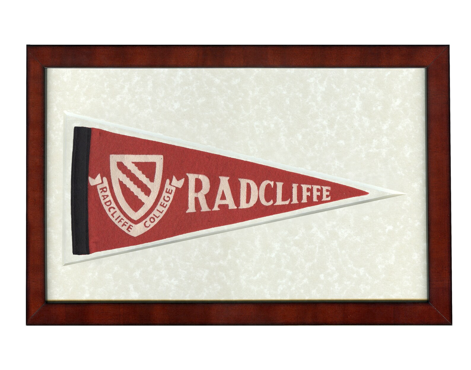 Vintage Radcliffe College Pennant circa 1950s Etsy