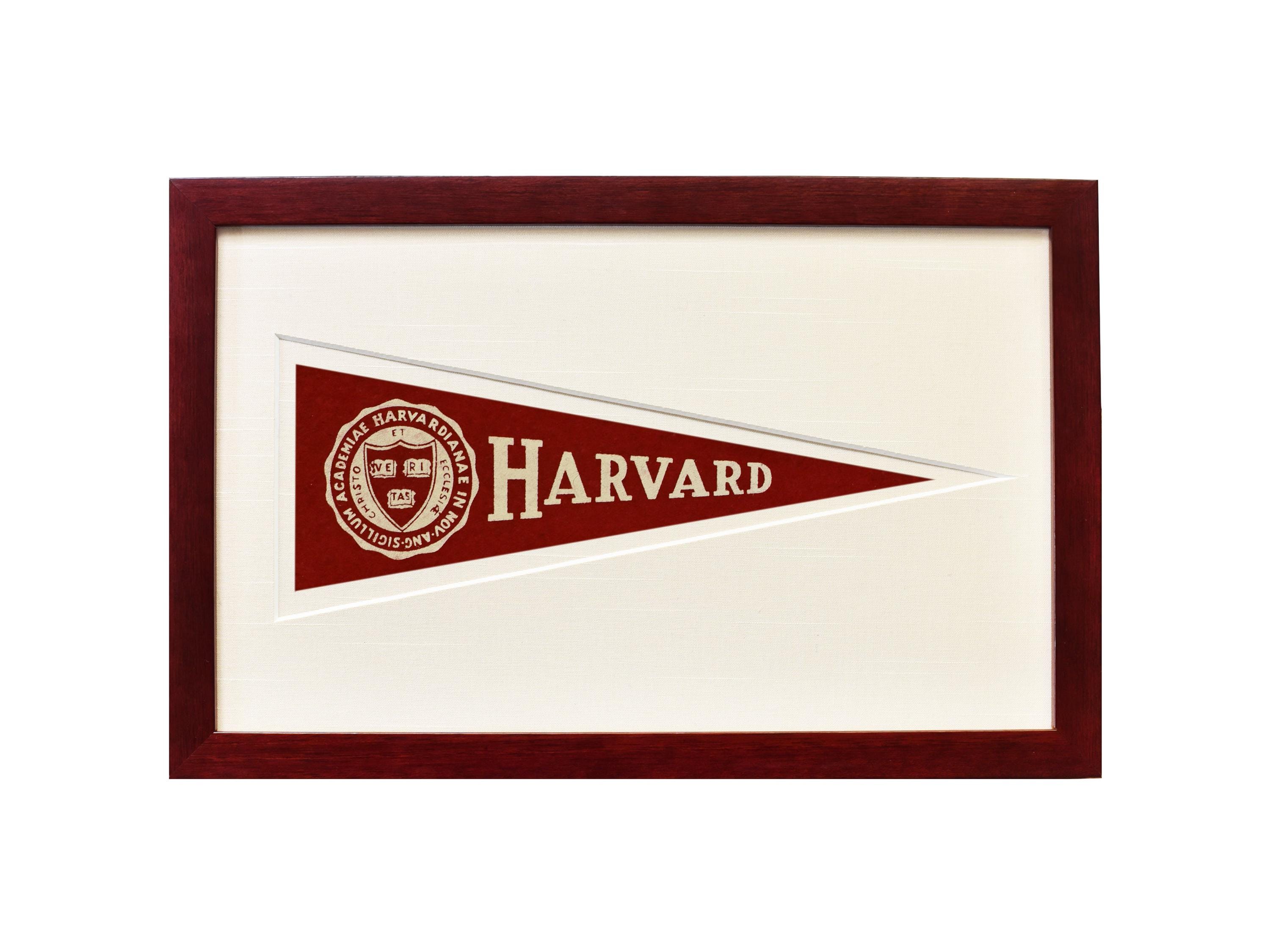 50s ハーバード大学 カレッジペナント フェルト 美品 HARVARD Harvard Memorabilia Vintage - Etsy