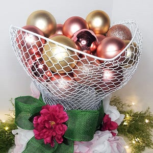 Holiday Décor Dress Form Tree | Tabletop Mannequin Dress Form | Floral Wire Mannequin | Salon Décor | Room Décor | Tea Party Centerpiece!