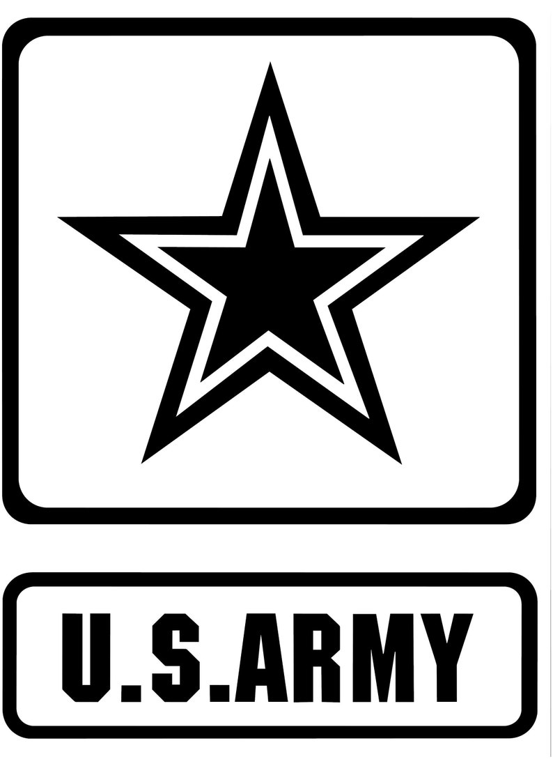 US Army Decals Set of 2 image 1