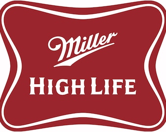 Miller High Life Cornhole Decals (Set of 2)