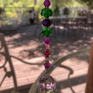 Ornament, Stocking Stuffer, Window Decor, Gift, Unique, Crystal, Prism, Car Charm, Suncatcher