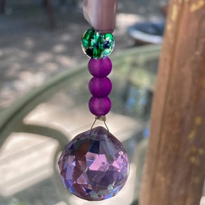 Ornament, Stocking Stuffer, Window Decor, Gift, Unique, Crystal, Prism, Car Charm, Suncatcher