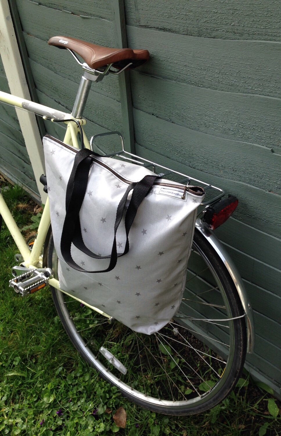 Waterproof Bicycle pannier bag & shoulder tote with cross body Etsy