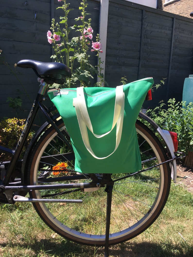 Waterproof Bicycle pannier bag & shoulder tote kordura Etsy