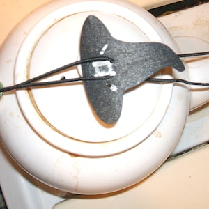 Hand painted Halloween teapot dripcatcher witch hat Goth
