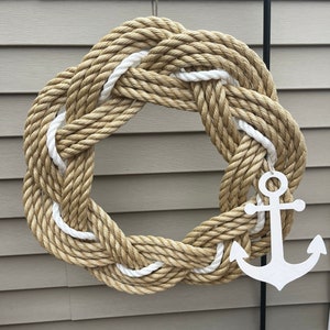 22” Thick Nautical wreath with anchor