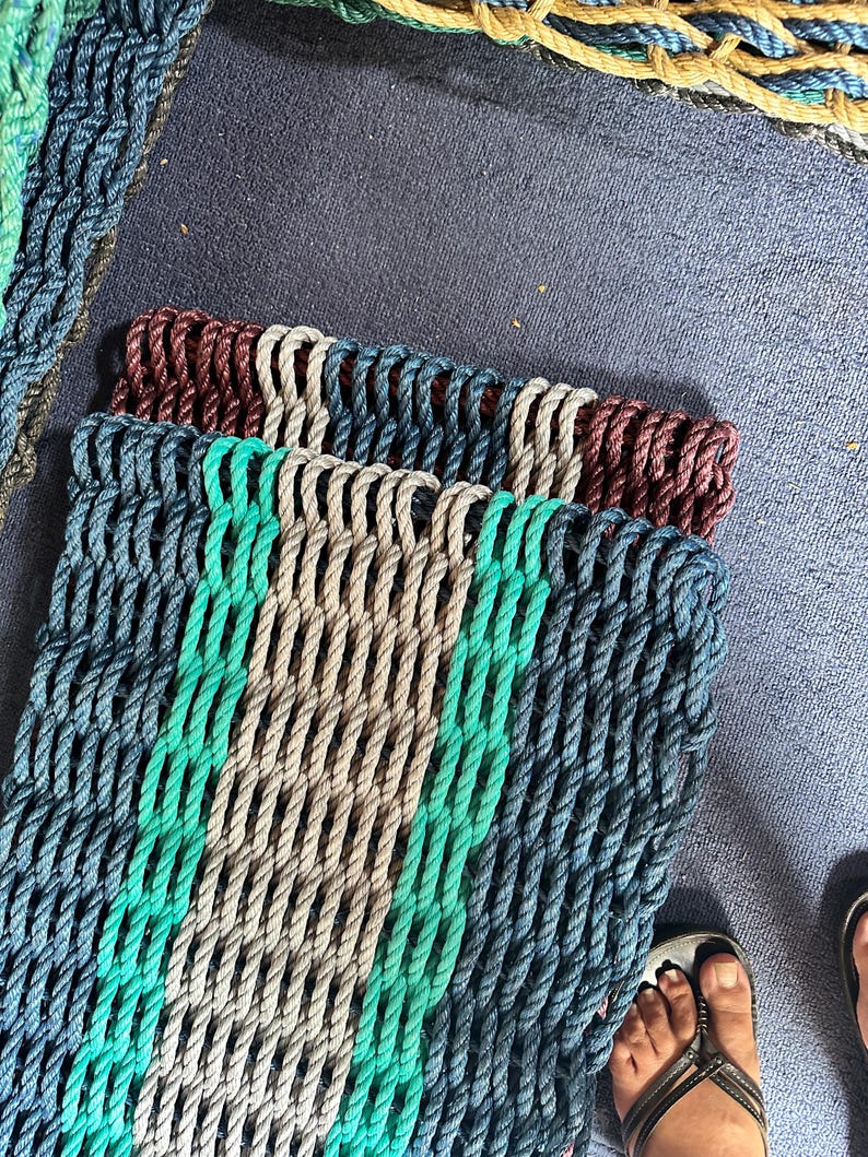 Tri Color Float Rope Mat - Etsy