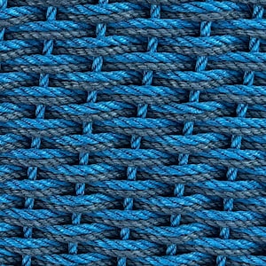 Navy double woven door mats 29x19