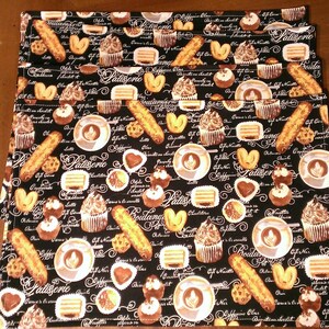 Unique Handcrafted Placemats set/4 coffee theme desserts decorative table counter gift coffee lover