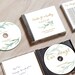CD Cover Template, Printable Cd Wedding Favors, DIY Template, Case and ...