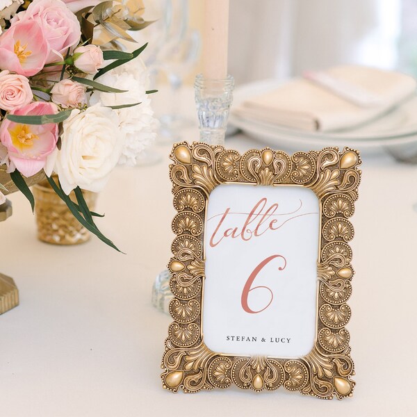 5x7 Table Numbers Etsy