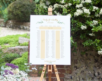 Table Seating Plans
