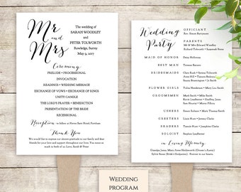 wedding fan template etsy