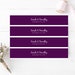 DIY Printable Belly Band Template, Wedding Invitation Wrappers Belly ...