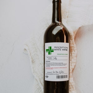Templates for Prescription Wine Labels