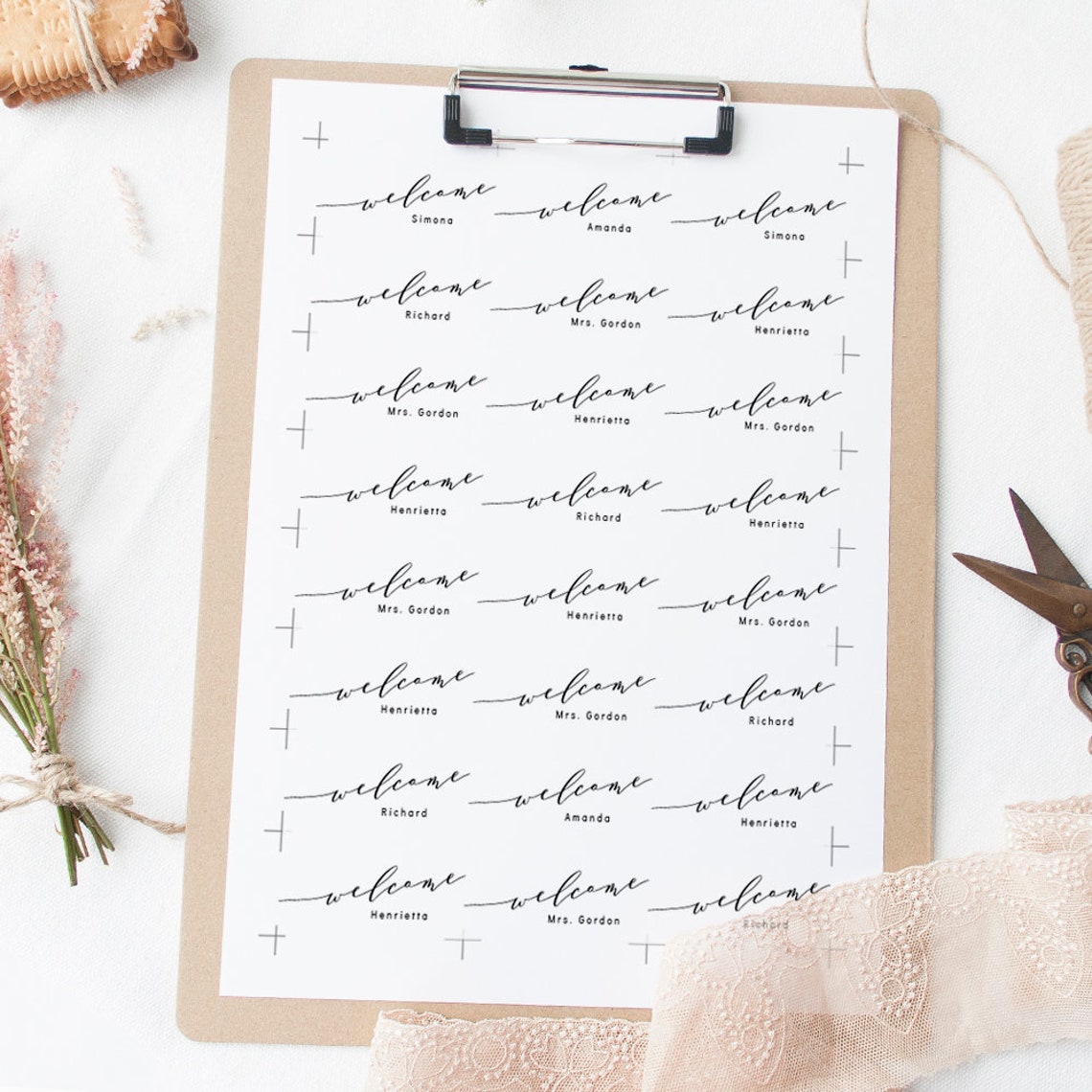 Tag Table Setting Name Tag Printable Name Place Etsy