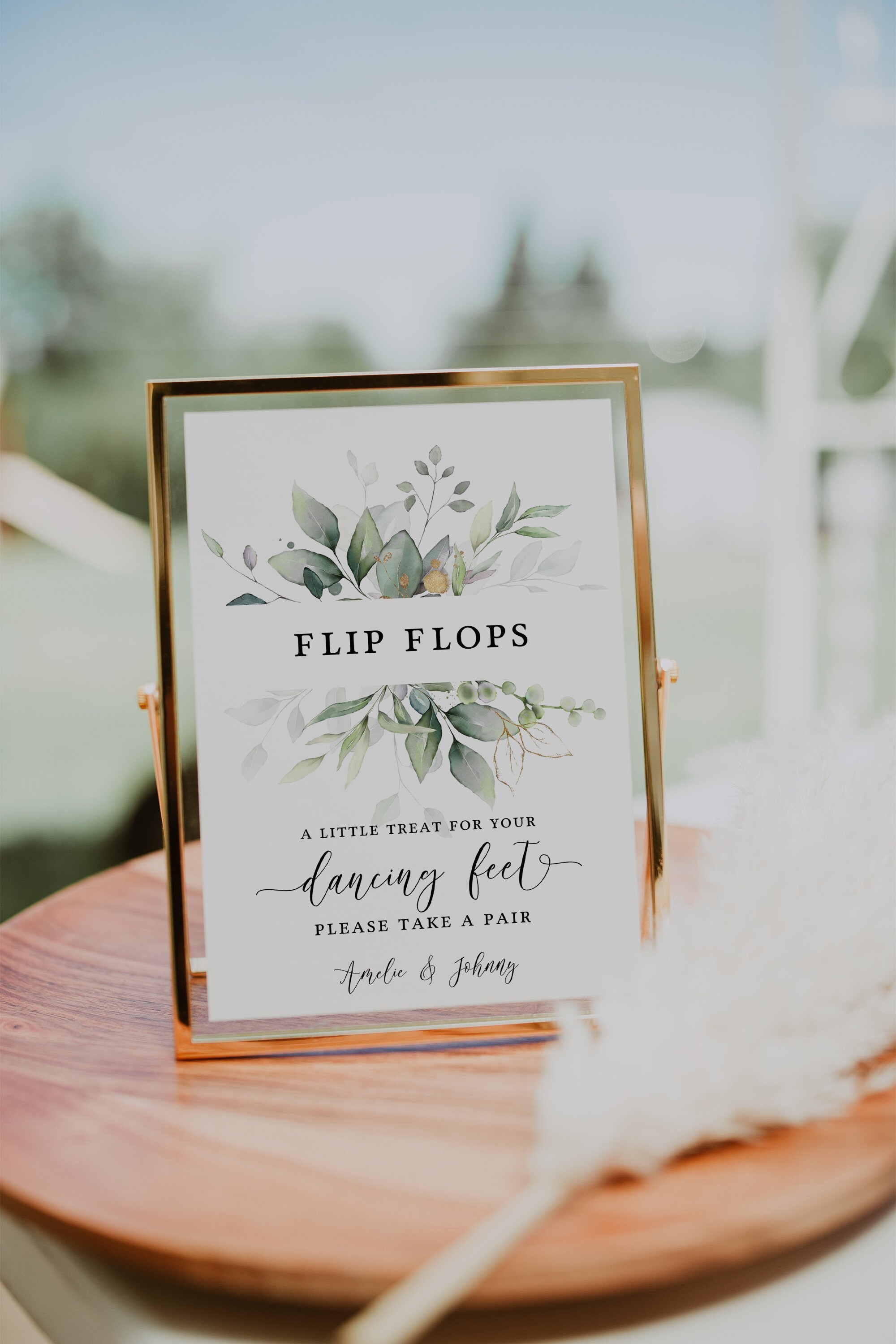 White bride shop flip flops