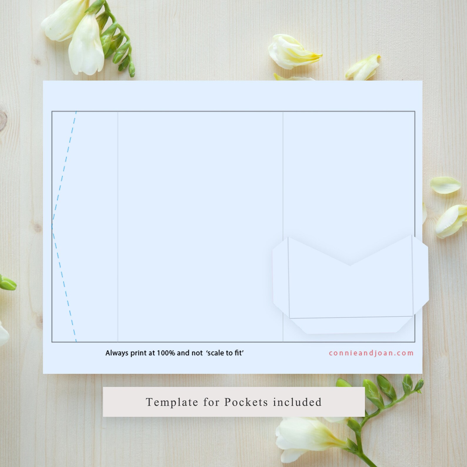 Pocket Wedding Invitation Template Set Printable Pocket Etsy