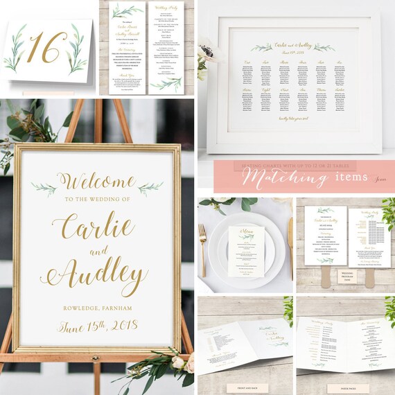 Details about   White Botanical Love is Sweet Card Sign and Easel Wedding Sweet Bar 