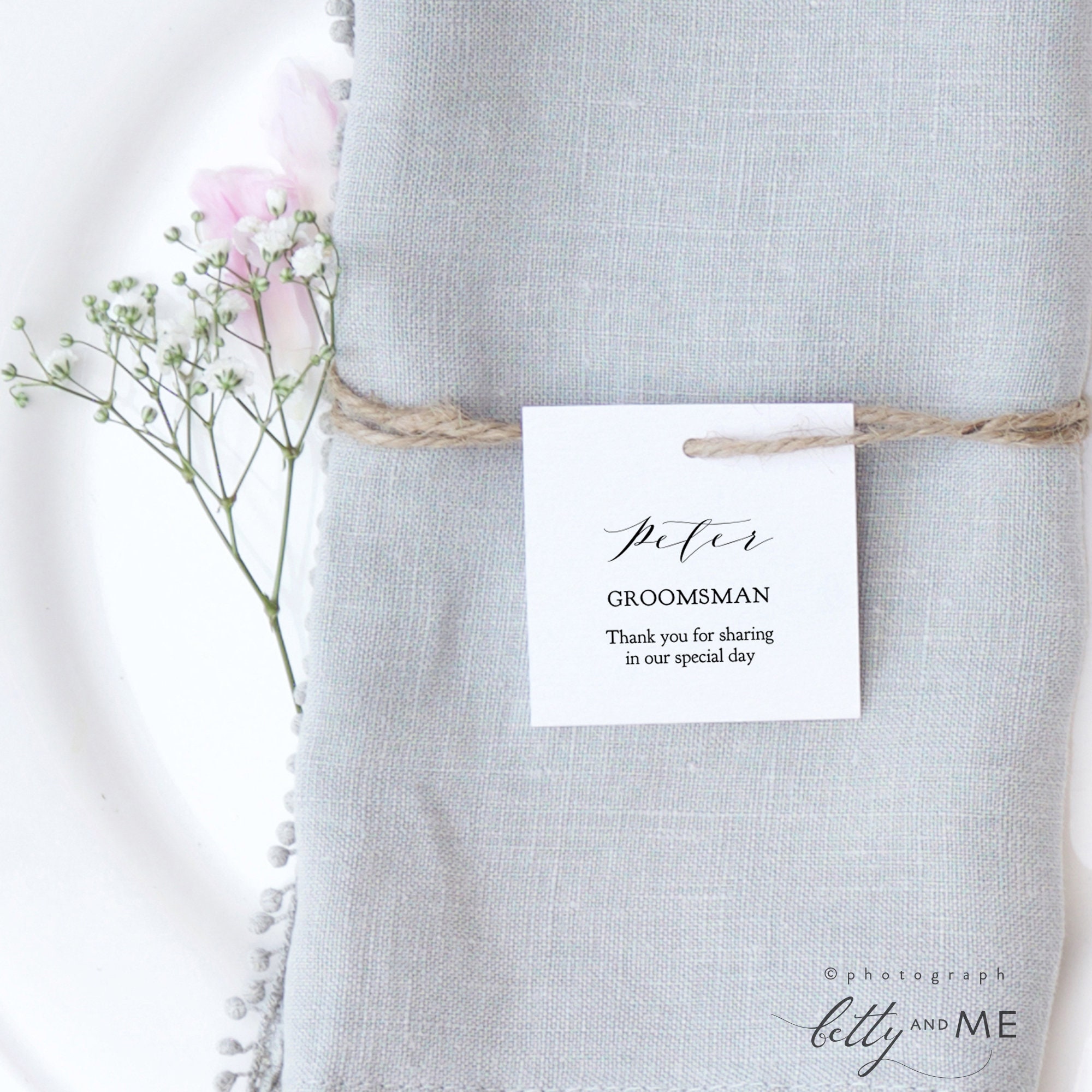 2x2 Name Tags Template Printable Wedding Favour Tags or - Etsy.de