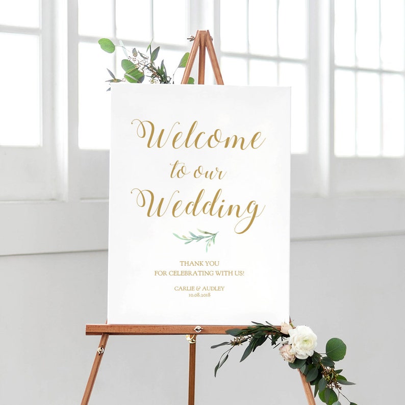 Greenery Printable Wedding Programs Garden Wedding Program Edit in WORD or PAGES Wedding Programs Template