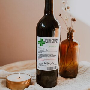 Prescription Wine Labels