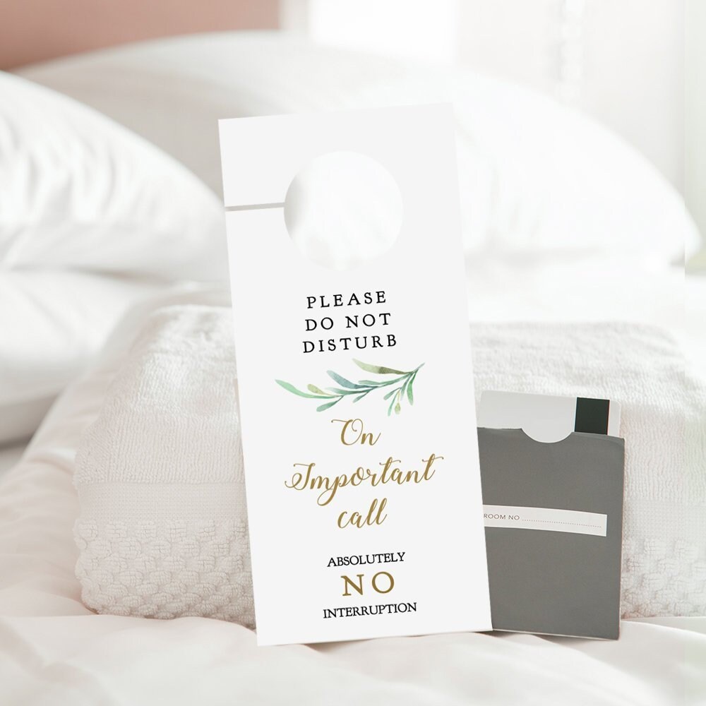 Room Do Not Disturb Door Hanger Printable Come In Door Hanger