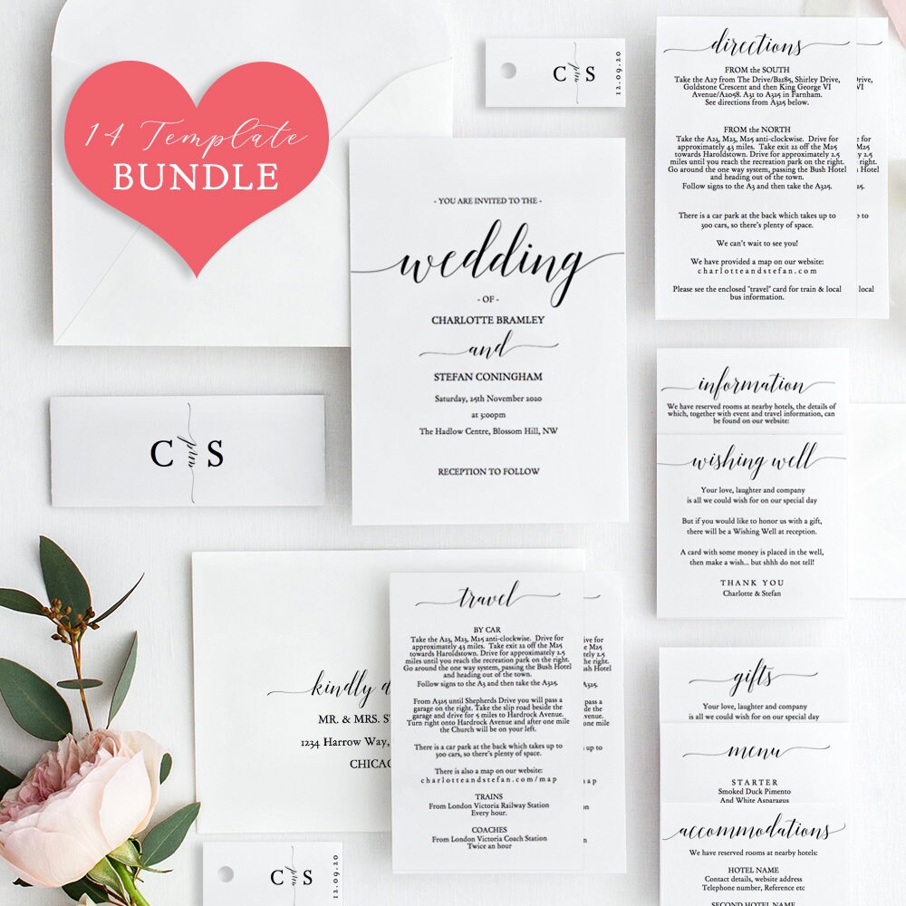 Complete Wedding Invitation Sets 9