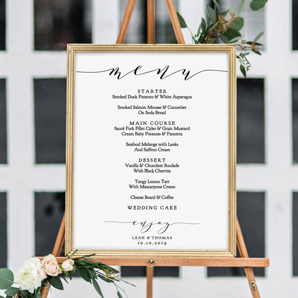 Place Card Setting Template