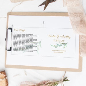 CD Cover Template, Printable Cd Wedding Favors, DIY Template, Case and ...