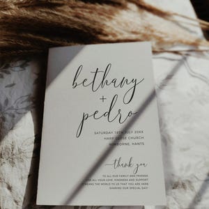 Folded Wedding Program, Optional QR code and Infographic Timeline, Printable Wedding Order of Service Booklets, Canva Templates | 68