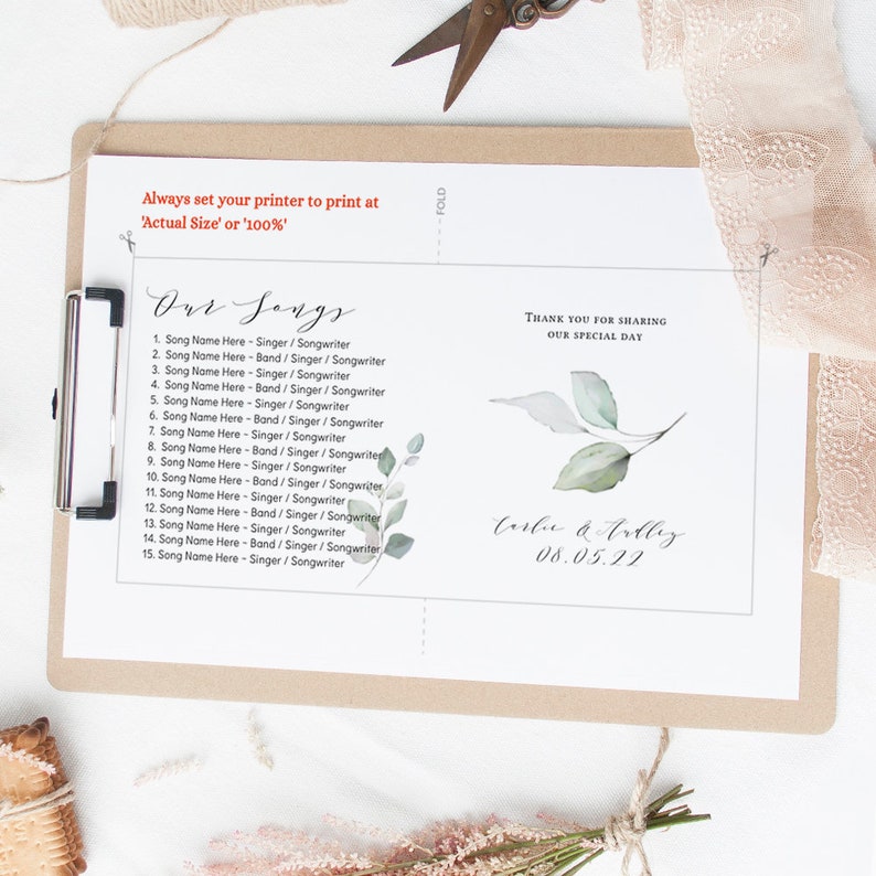 CD Cover Template Printable Cd Wedding Favors DIY Template | Etsy