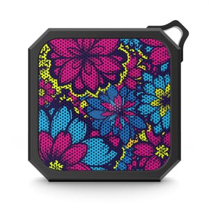 Vibrant Floral Bluetooth Speaker for Outdoor Adventures, Portable Wireless Speaker, Festival Gear, Summer Parties, Travel Essential