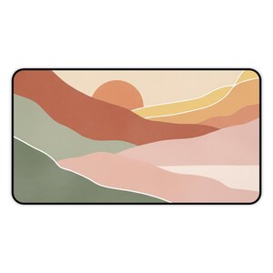 Sunset Desk Mat - Stylish Desk Decor, Office Accessory, Gift for Him, Home Office, Outdoor Adventure Mouse Pad