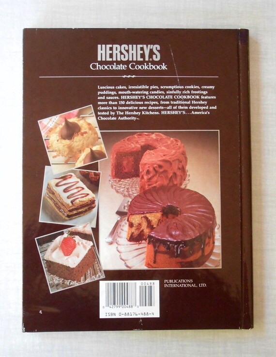 1989 Hershey S Chocolate Cookbook 150 Plus Chocolaty Etsy