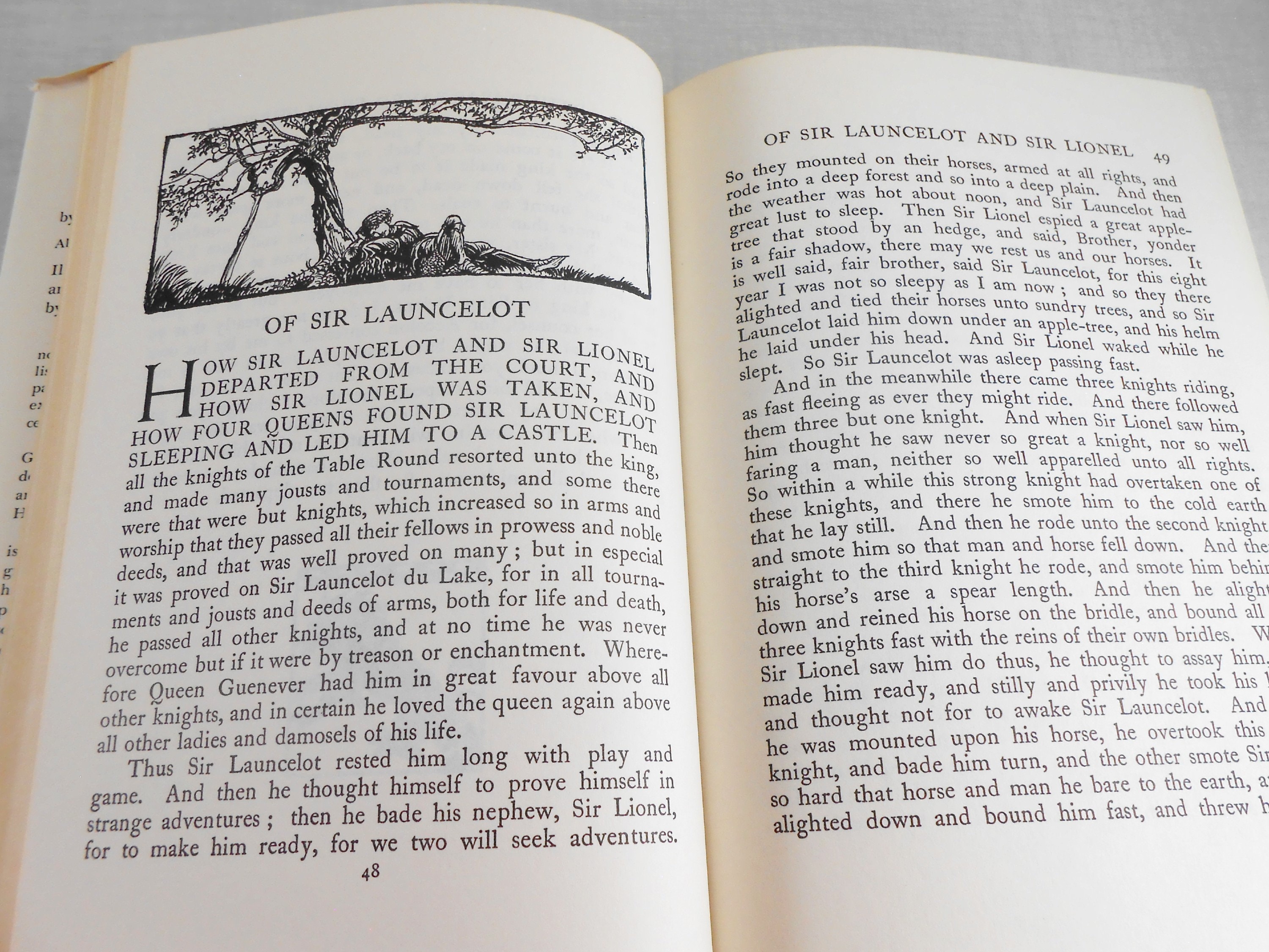 Romance King Arthur, Knights Round Table, Arthur Rackham, Vintage Book ...