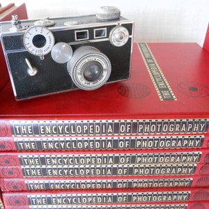 Photography Books, Vintage Encyclopedia, 1960s Photography, Vintage Cameras, Complete Set, Motion Picture, Black White Photos, Photo History image 2